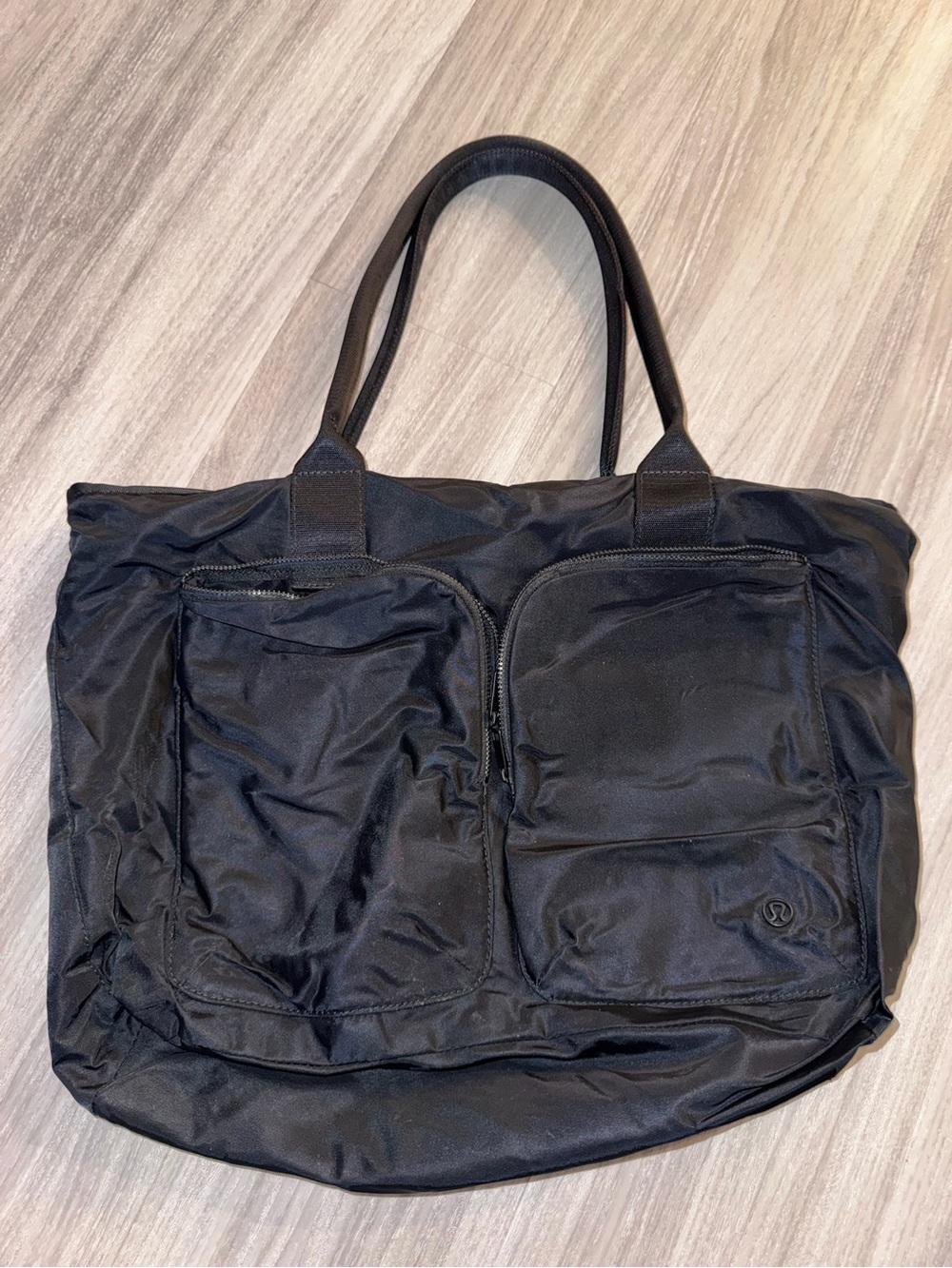 lululemon athletica Black Duffel Tote Bag